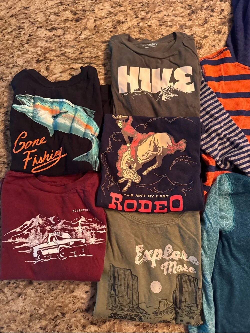 Boys long sleeved shirt bundle Size Small (6-7)